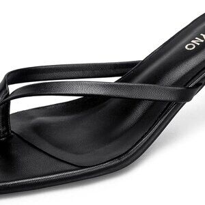 Women Flip Flop Sandals 2.5-Inch Heel Open Toe Cushioned Non-Slip